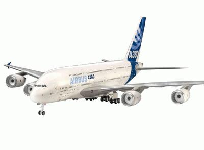 REVELL OF GERMANY 4218 AIRBUS A380 DESIGN NEW LIVERY FIRST FLIGHT 1:144